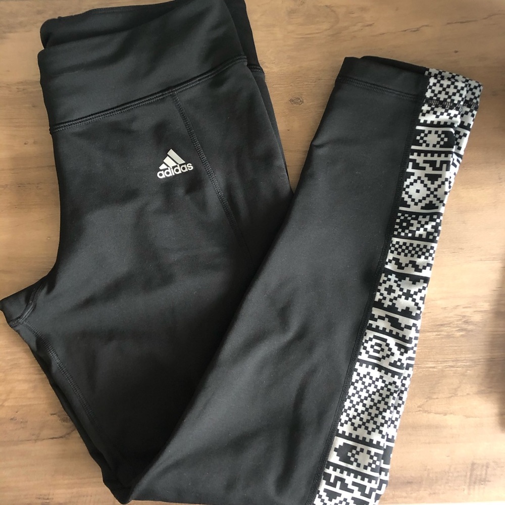 Adidas winter leggings with tribal